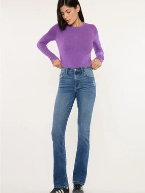 KanCan Denver High Rise Bootcut Jeans – Stretch Denim Flare Fit